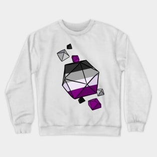 Ace Pride Flag Dice Crewneck Sweatshirt